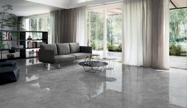 Timeless gray marble effect
